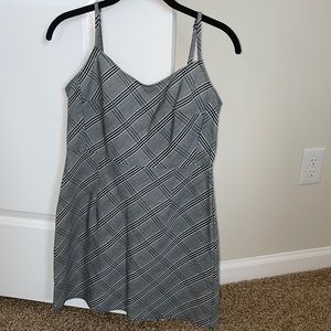 Plaid mini dress